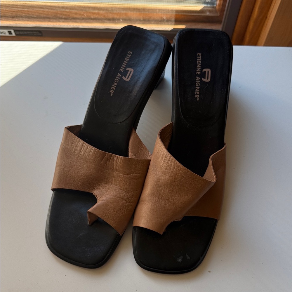 ETIENNE AIGNER Leather Sandals